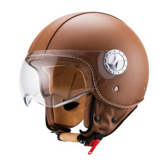 VITO MODA JET jet helmet Amsterdam brown leather XS/S/M/L/XL