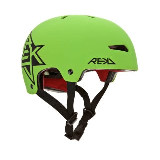 REKD Elite Icon bicycle helmet skate helmet matt green size M