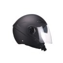 VITO JET Amaro jet helmet black/white/metallic