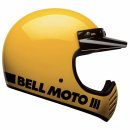 Bell Moto 3 Classic Vintage MX Helm Retro Classic Gelb XL - 61-62cm