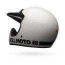 Bell Moto 3 Classic Vintage MX Helm Retro Wei&szlig; L - 59-60cm