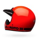 Bell Moto 3 Classic Vintage MX Helm Retro Neon Orange S- 55-56cm