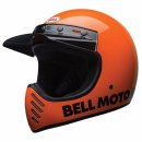 Bell Moto 3 Classic Vintage MX Helm Retro Neon Orange XXL - 63-64cm