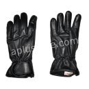 Aplus Leather Gloves Kopenhagen black