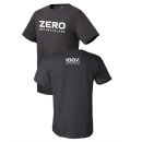 BASIC ZERO MOTORCYCLES WORDMARK LOGO TEE - BLACK HEATHER XL