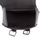 Universal leather saddlebag 20x10x23cm